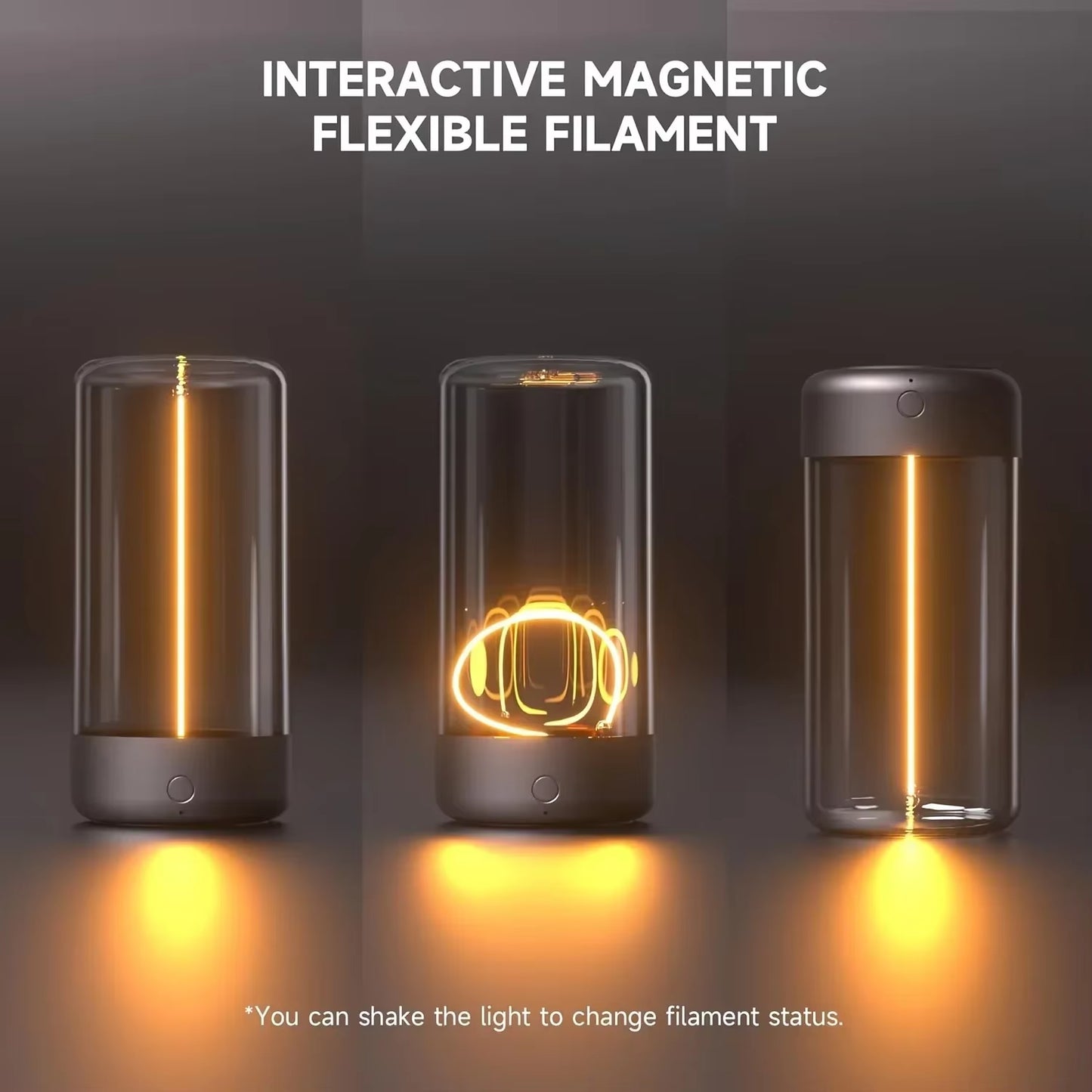Portable Quantum Wire Ambient Magnetic Light Type-C Charging, Eye Protection Function, Bedroom, Study, Camping, Christmas Gift