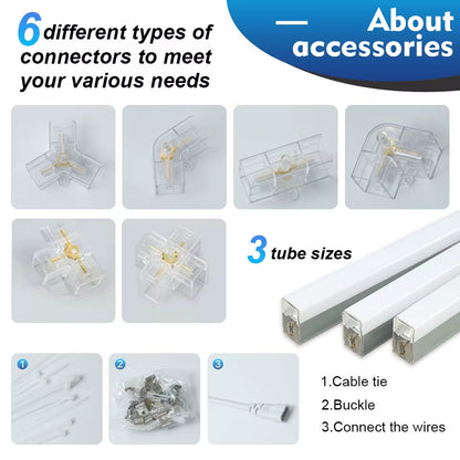 Tax Excluded, Add at Checkout If Applicable ; Extra 1% off with Coins Garage Lights Hexagon Lamp 110-240V LED Tube Honeycomb Bar
