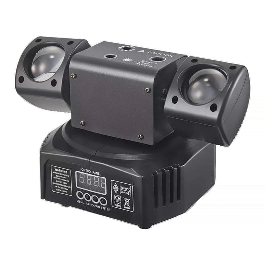 New LED Rotating Laser Beam Strobe 3-In-1 Disco Light DMX512 DJ Bar Club Party Wedding Christmas Effect Stage Light