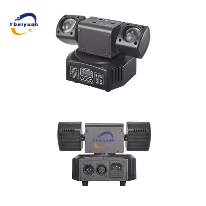 New LED Rotating Laser Beam Strobe 3-In-1 Disco Light DMX512 DJ Bar Club Party Wedding Christmas Effect Stage Light