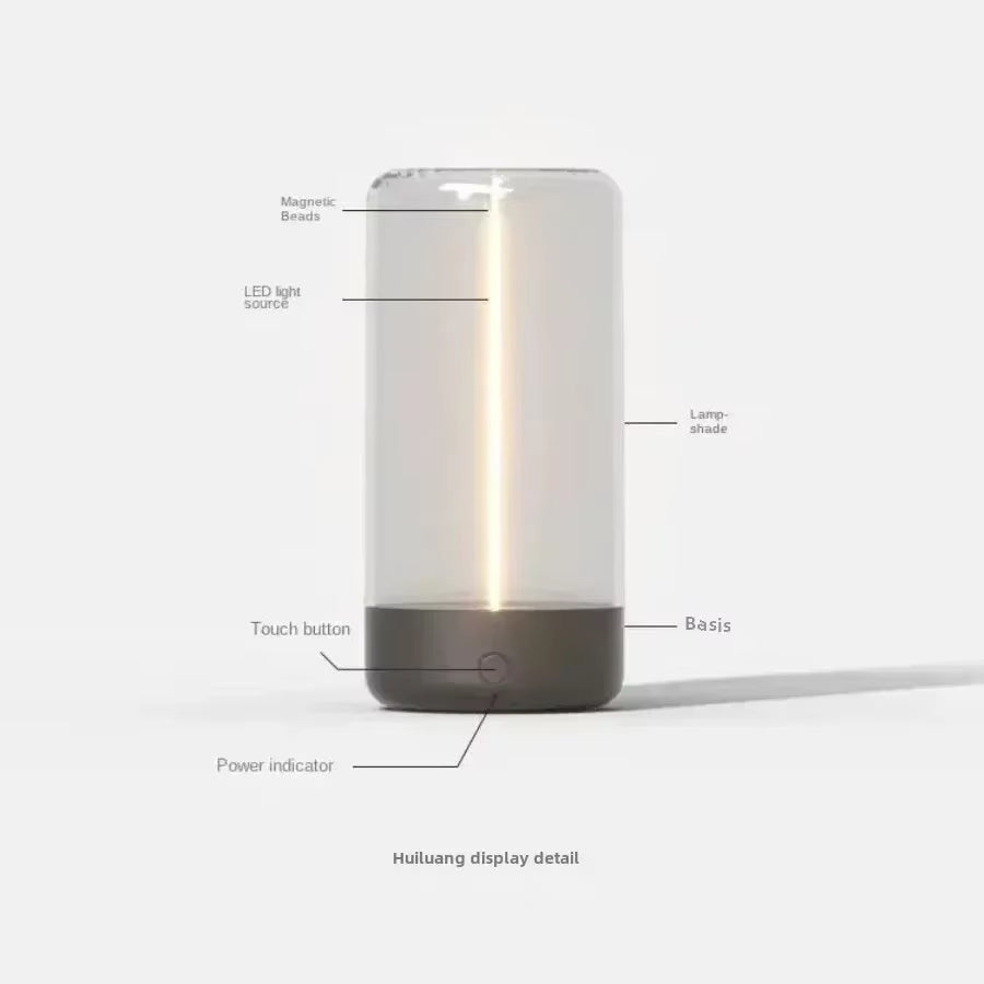 Portable Quantum Wire Ambient Magnetic Light Type-C Charging, Eye Protection Function, Bedroom, Study, Camping, Christmas Gift